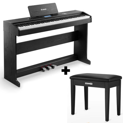 DDP-95 88 Key Weighted Upright Digital Piano for Beginners with 4.3" LCD