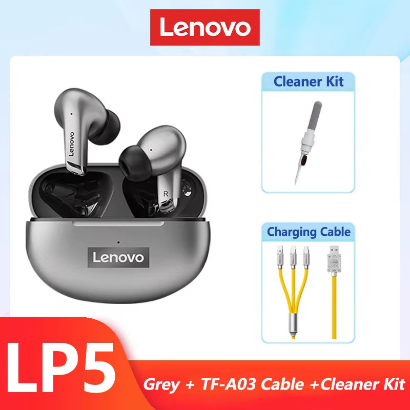 100% Original  LP5 Wireless Bluetooth Earbuds Hifi Music Earphone with Mic Headphones Sports Waterproof Headset 2022 New