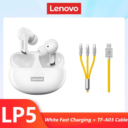 100% Original  LP5 Wireless Bluetooth Earbuds Hifi Music Earphone with Mic Headphones Sports Waterproof Headset 2022 New