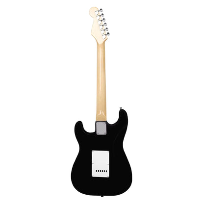 6 String Black Electric Guitar Campus Student Rock Band Trendy Play Electric Guitar Beginner Set Audio Connection Cable