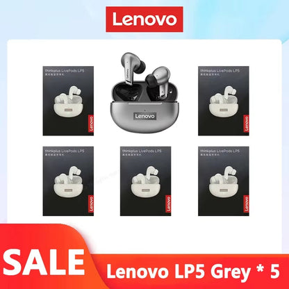 100% Original  LP5 Wireless Bluetooth Earbuds Hifi Music Earphone with Mic Headphones Sports Waterproof Headset 2022 New