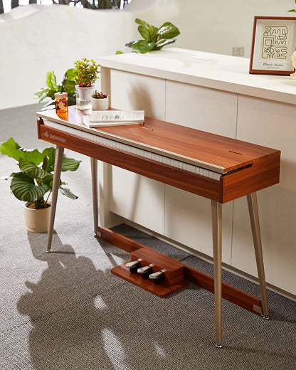 DDP-80 plus 88 Key Weighted Wooden Upright Digital Piano with Semi-Open Cover