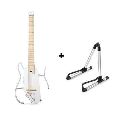 HUSH™ I PRO Acoustic-Electric Travel Guitar Kit with Sound Effects