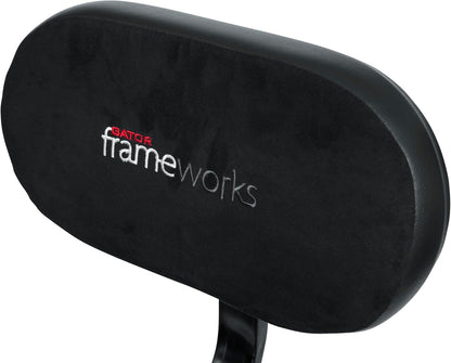 Guitar Seating with Padded Cushion; Ergonomic Backrest and Fold Out with Stand; Holds Both Acoustic and Electric Guitars (GFW-GTR-SEAT)