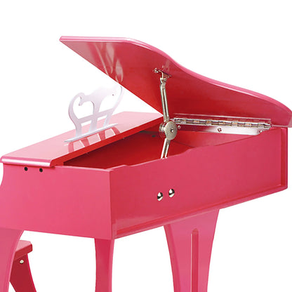 Happy 30 Key Grand Piano with Bench in Pink, Preschool & Kids