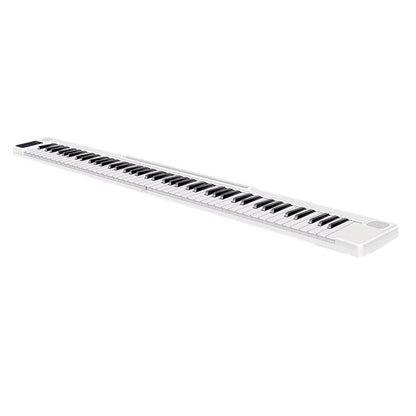 88-Keys Foldable Piano Multifunctional Digital Piano Portable Electronic Piano Keyboard Piano for Student Musical Instrument