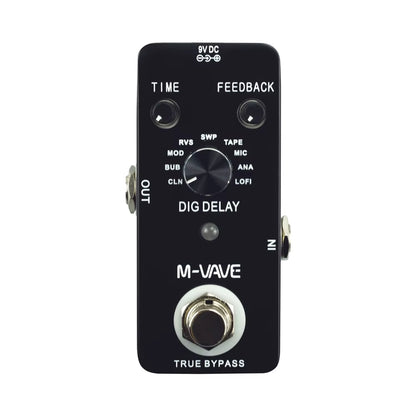 Cube Baby for Electric Guitar/Bass/Acoustic Guitar,Dig Series Reverb Delay Effect Pedal True Bypass Pedal