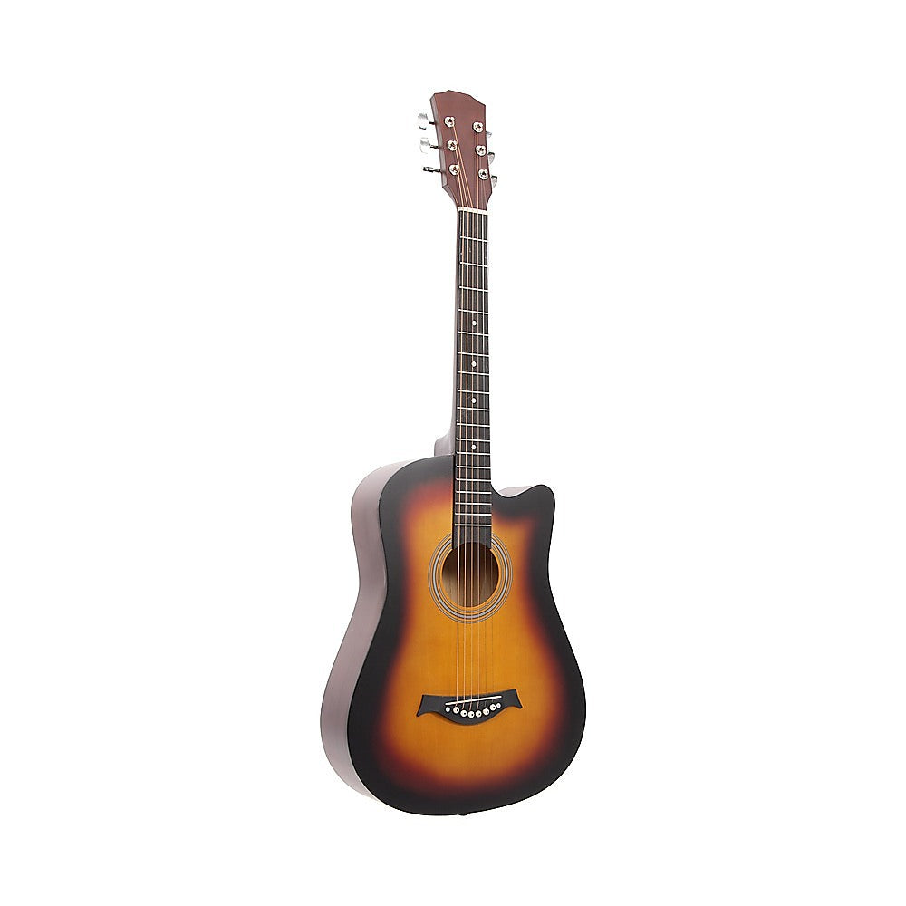 38" Full Size Acoustic Guitar – Beginner Wooden Guitar for Adults & Teens