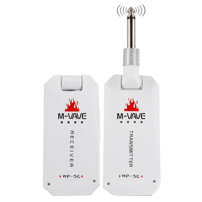 5.8G Wireless Guitar System Support Quick Charger 1100Mah Battery,2.4G Transmitter Receiver Rechargeable UHF Guitar Wireless