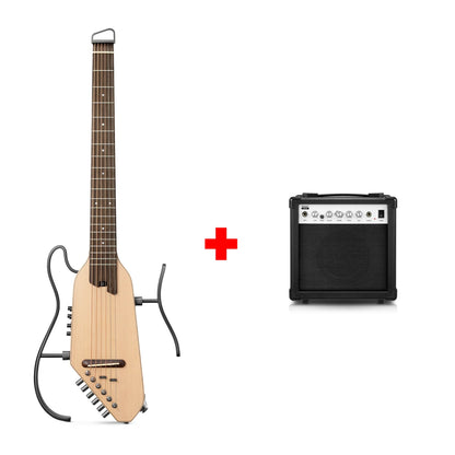 HUSH™ I PRO Acoustic-Electric Travel Guitar Kit with Sound Effects