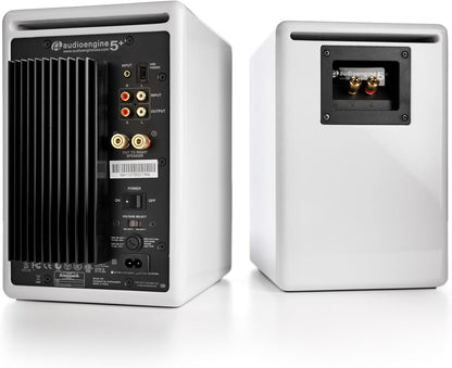 A5+ Powered Bookshelf Speakers - Premium 150W Stereo Speakers for Music, Gaming, Turntables, Home Theater Systems - Powerful Studio Monitors