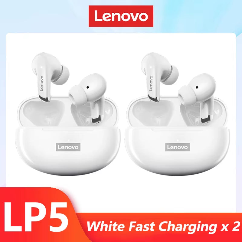 100% Original  LP5 Wireless Bluetooth Earbuds Hifi Music Earphone with Mic Headphones Sports Waterproof Headset 2022 New