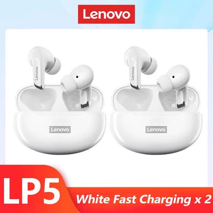100% Original  LP5 Wireless Bluetooth Earbuds Hifi Music Earphone with Mic Headphones Sports Waterproof Headset 2022 New