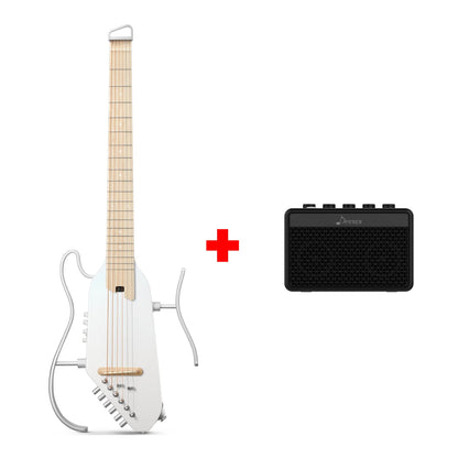 HUSH™ I PRO Acoustic-Electric Travel Guitar Kit with Sound Effects