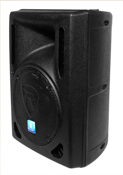 RPG8BT V2 8" Powered 400W DJ PA Speaker Bluetooth/Wireless/Remote/Eq, Black